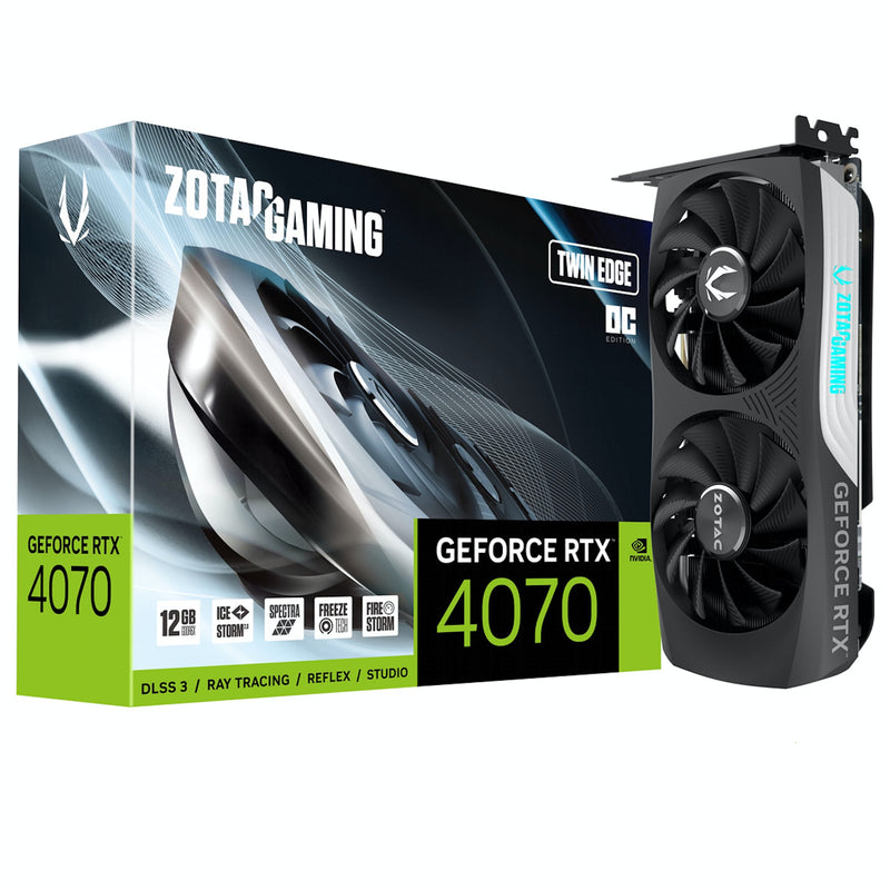 Zotac Gaming Geforce RTX 4070 Twin Edge OC 12GB GDDR6X Graphics Card