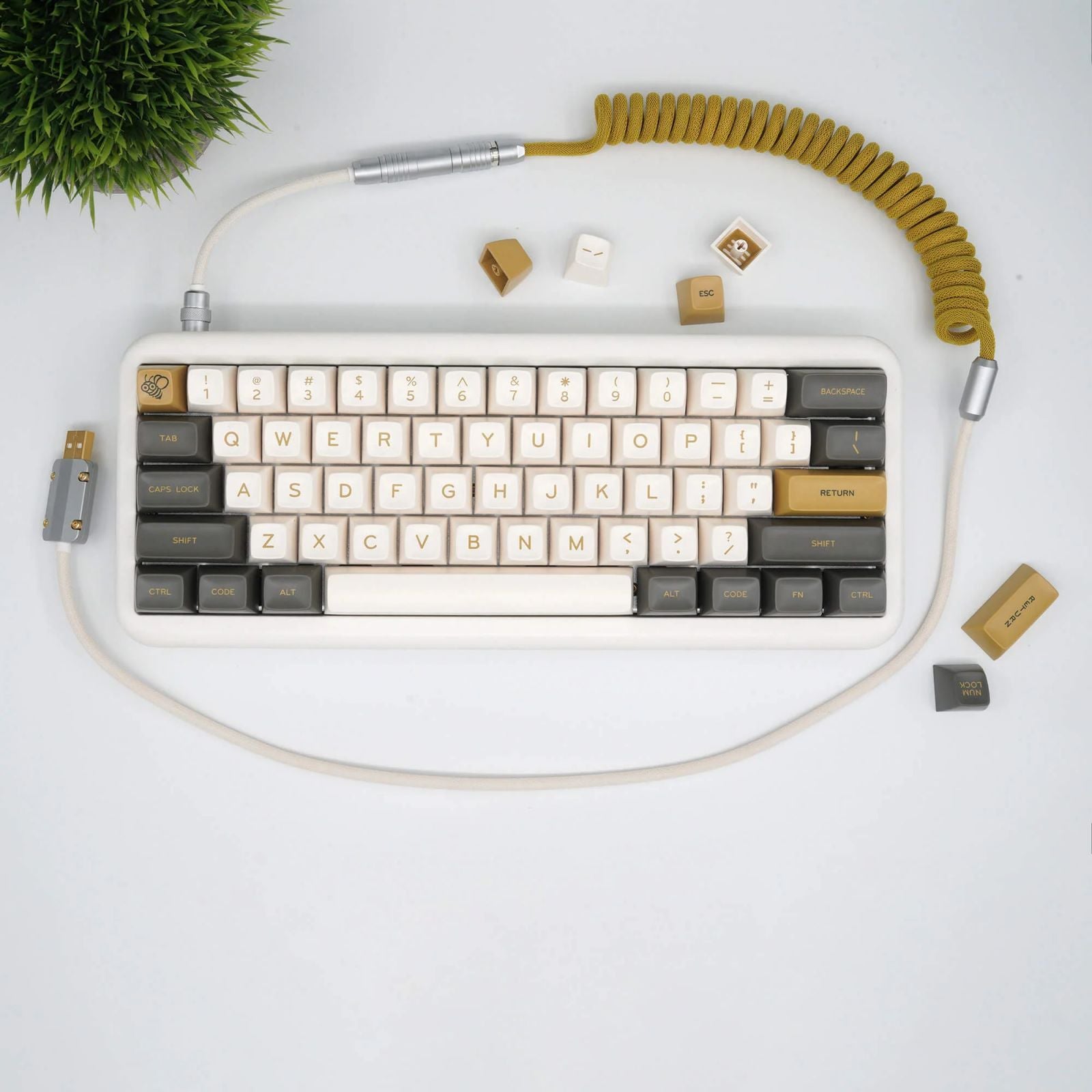 MelGeek MOJO68 Ember Custom & Programmable Mechanical Keyboard